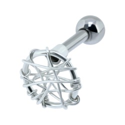 Cartilage hélix, tragus 358 - Cercle grillage