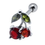 Cartilage hélix, tragus 266 - Cerise