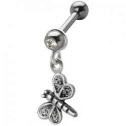 Cartilage hélix, tragus 11 - Libellule