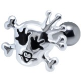 Cartilage hélix, tragus 58 - Crâne couronne