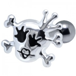 Cartilage hélix, tragus 58 - Crâne couronne