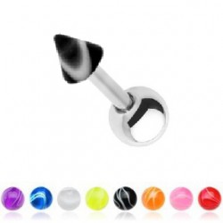 Cartilage hélix, tragus 81 - UV pointe melon