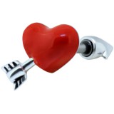 Cartilage hélix, tragus 228 - Coeur flèche