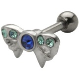 Cartilage hélix, tragus 243 - Noeud papillon