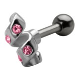 Cartilage hélix, tragus 245 - Vrillé