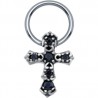 Piercing anneau 1,6mm 118 - Croix médiévale B