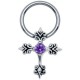 Piercing anneau 1,6mm 119 - Croix médiévale C