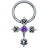 Piercing anneau 1,6mm 119 - Croix médiévale C