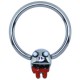 Piercing anneau 1,6mm 120 - Funny zombie A