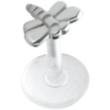 Piercing micro-labret PTFE 121 - Libellule