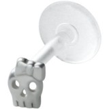 Piercing micro-labret PTFE 124 - Crâne