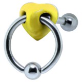 Cartilage hélix, tragus 224 - Coeur esclave