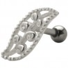Cartilage hélix, tragus 241 - Feuille six strass
