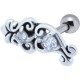 Cartilage hélix, tragus 261 - Zircones vintage