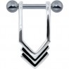 Piercing hélix 121 - Flèche