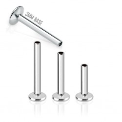 Barre labret 1.2mm - Pas de vis interne