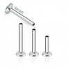 Barre labret 1.2mm - Pas de vis interne