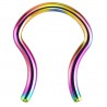 Piercing septum 45 - Simple arc-en-ciel