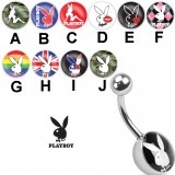 Piercing nombril logo Playboy A