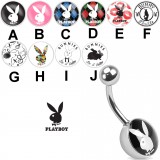 Piercing nombril logo Playboy B