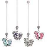 Piercing nombril grossesse 01 - Papillon