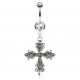 Piercing nombril croix 29 - Médiévale