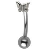Piercing nombril inversé 55 - Petit papillon