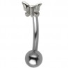 Piercing nombril inversé 42 - Petit papillon