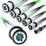 écarteur acrylique pointe cannabis