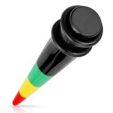 écarteur acrylique pointe rasta