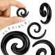 Spirale silicone flexible black (ACRY45)