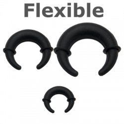 Buffalo black flexible silicone
