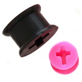 Tunnel silicone flexible croix