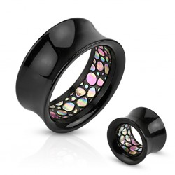 Tunnel acrylique black motif interne A