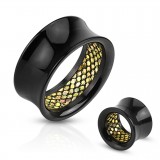 Tunnel acrylique black motif interne B