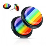 Faux-écarteur acry 03 - Gay-pride