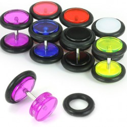Faux-écarteur acry 16 - UV unicolore