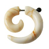 Faux-écarteur acry 19 - Spirale style marbre