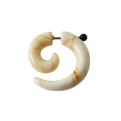 Faux-écarteur acry 19 - Spirale style marbre