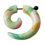 Faux-écarteur acry 23 - Spirale peinte