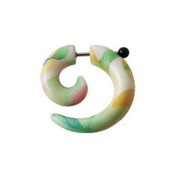 Faux-écarteur acry 23 - Spirale peinte