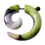 Faux-écarteur acry 26 - Spirale multicolore