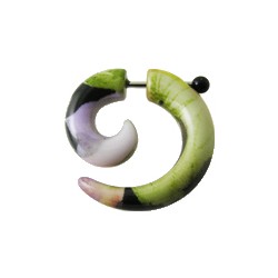 Faux-écarteur acry 26 - Spirale multicolore