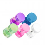 Faux-écarteur acry 40 - Embouts ronds styles perles