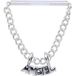 Piercing téton barbell 13 - Angel