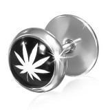 Faux-écarteur acier 41 - Logo cannabis