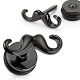 Faux-écarteur acier 82 - Moustache noire
