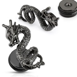 Faux-écarteur acier 84 - Dragon noir