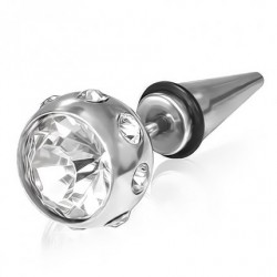 Faux-écarteur acier 138 - Pointe multistrass