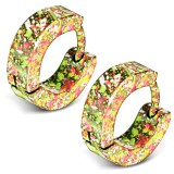Anneaux oreilles acier 58 - Acier peint
